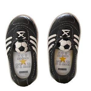 (2) MALDEN ALL STAR Soccer Shoe Picture Frames Ceramic RARE